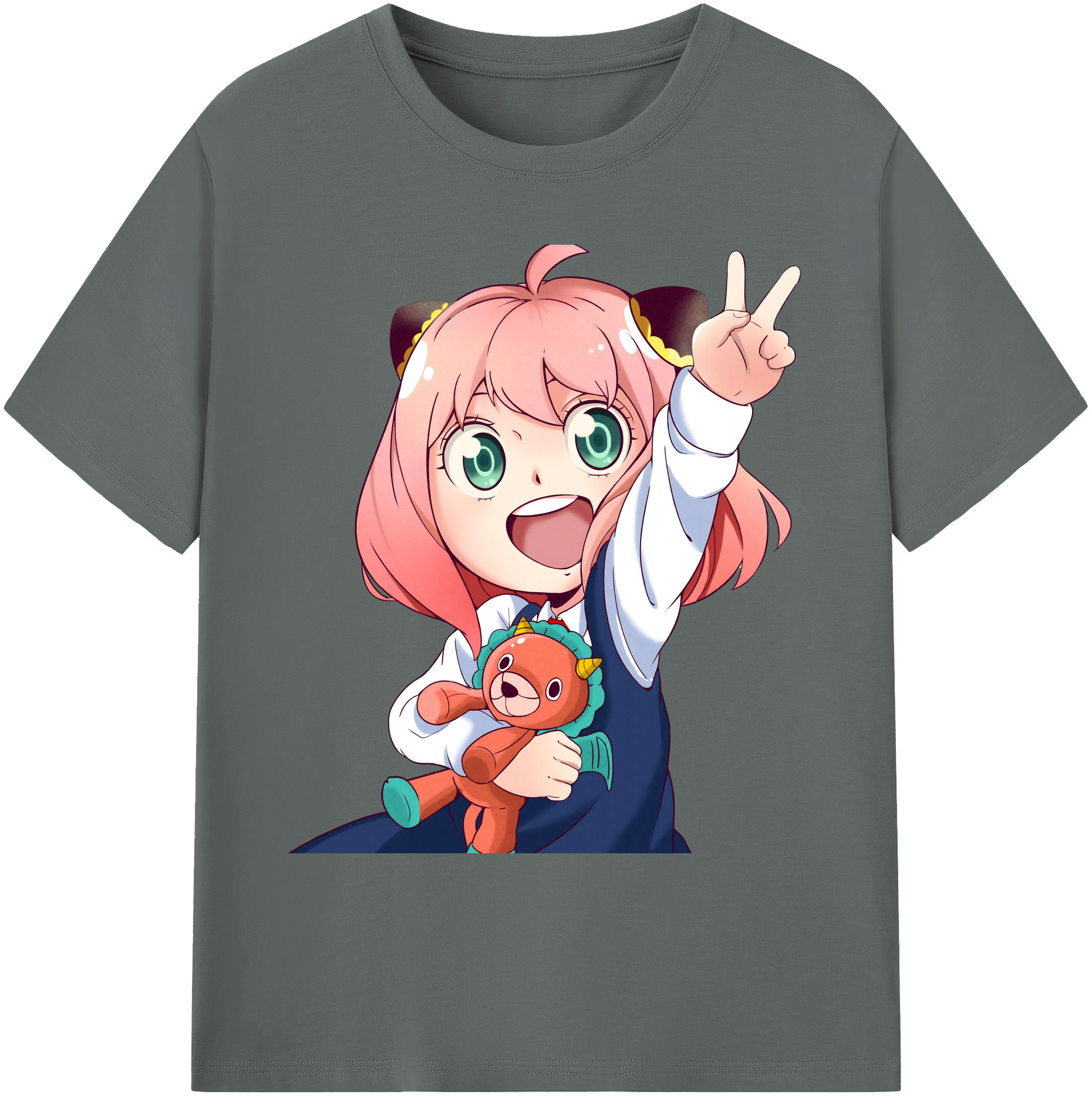 （画像用） SPY×FAMILY间谍家家酒 綿100％ メンズ半袖Tシャツ｜肌触りやわらか＆通気性
